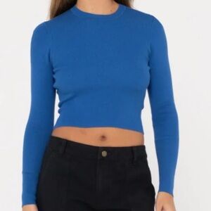 Zara Blue Long Sleeve Top